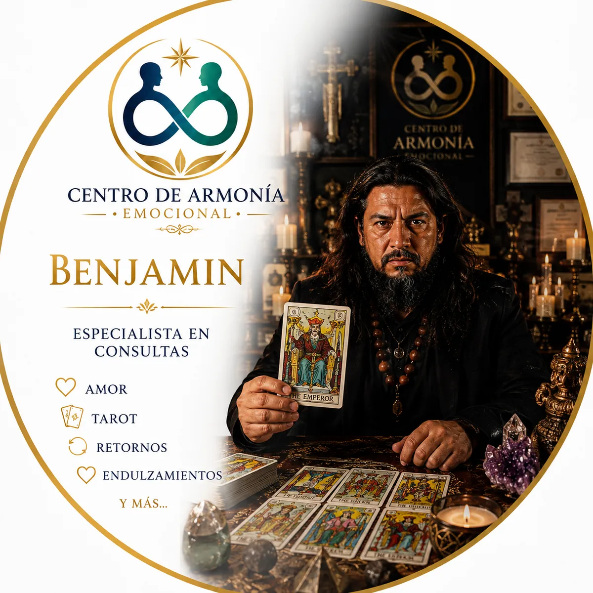 Benjamín, especialista en Centro de Armonía Emocional