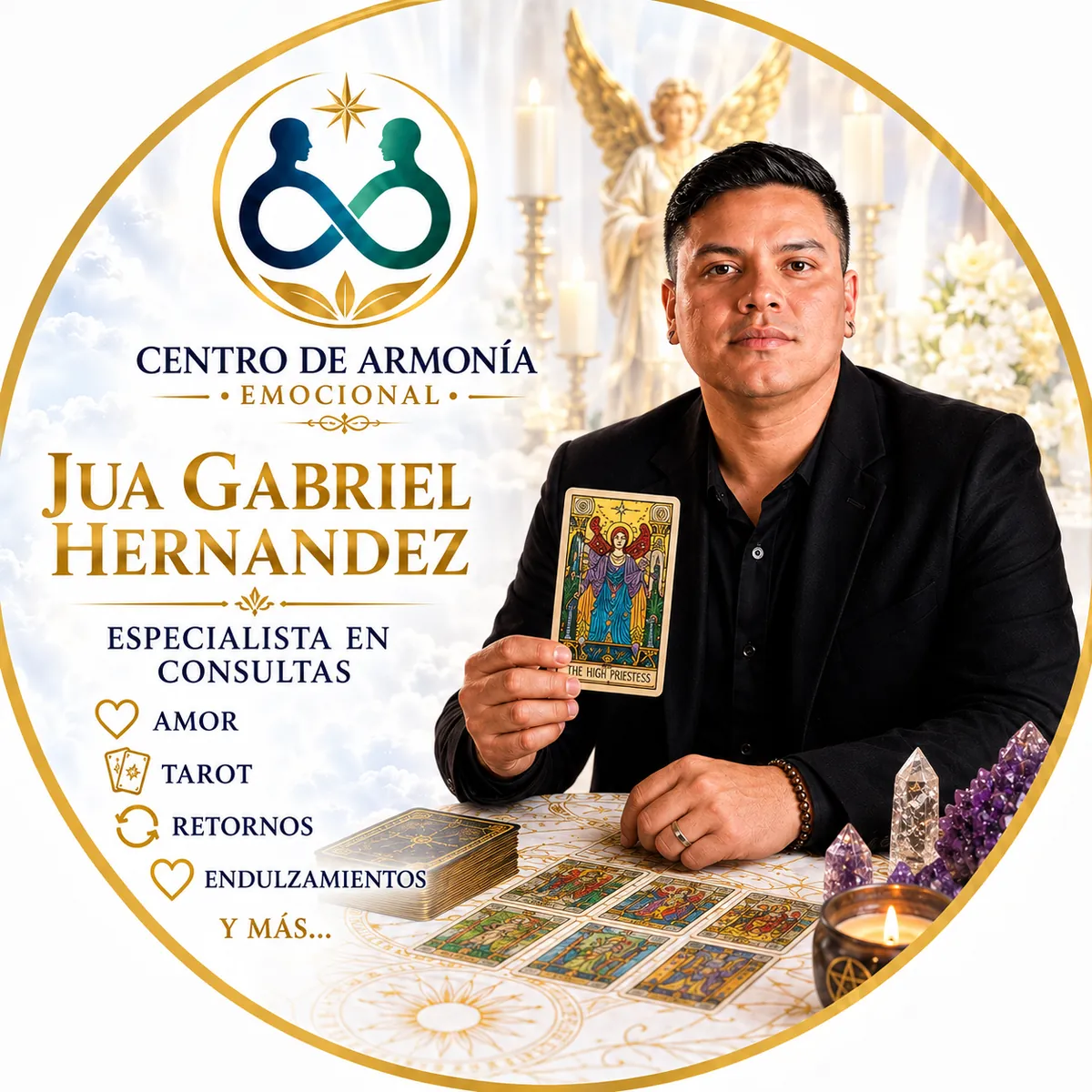 Juan Gabriel Hernández, especialista en Centro de Armonía Emocional