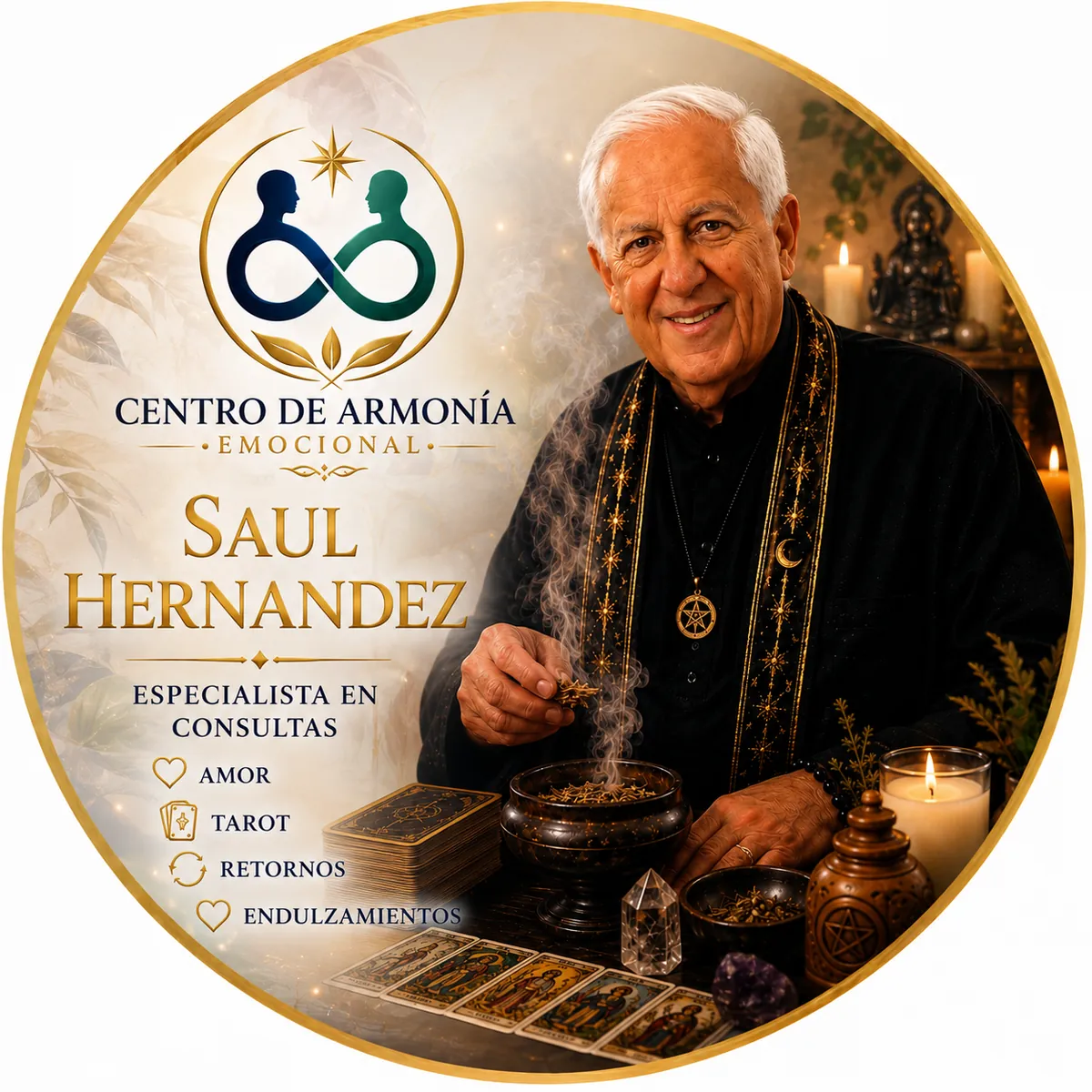 Saúl Hernández, especialista en Centro de Armonía Emocional